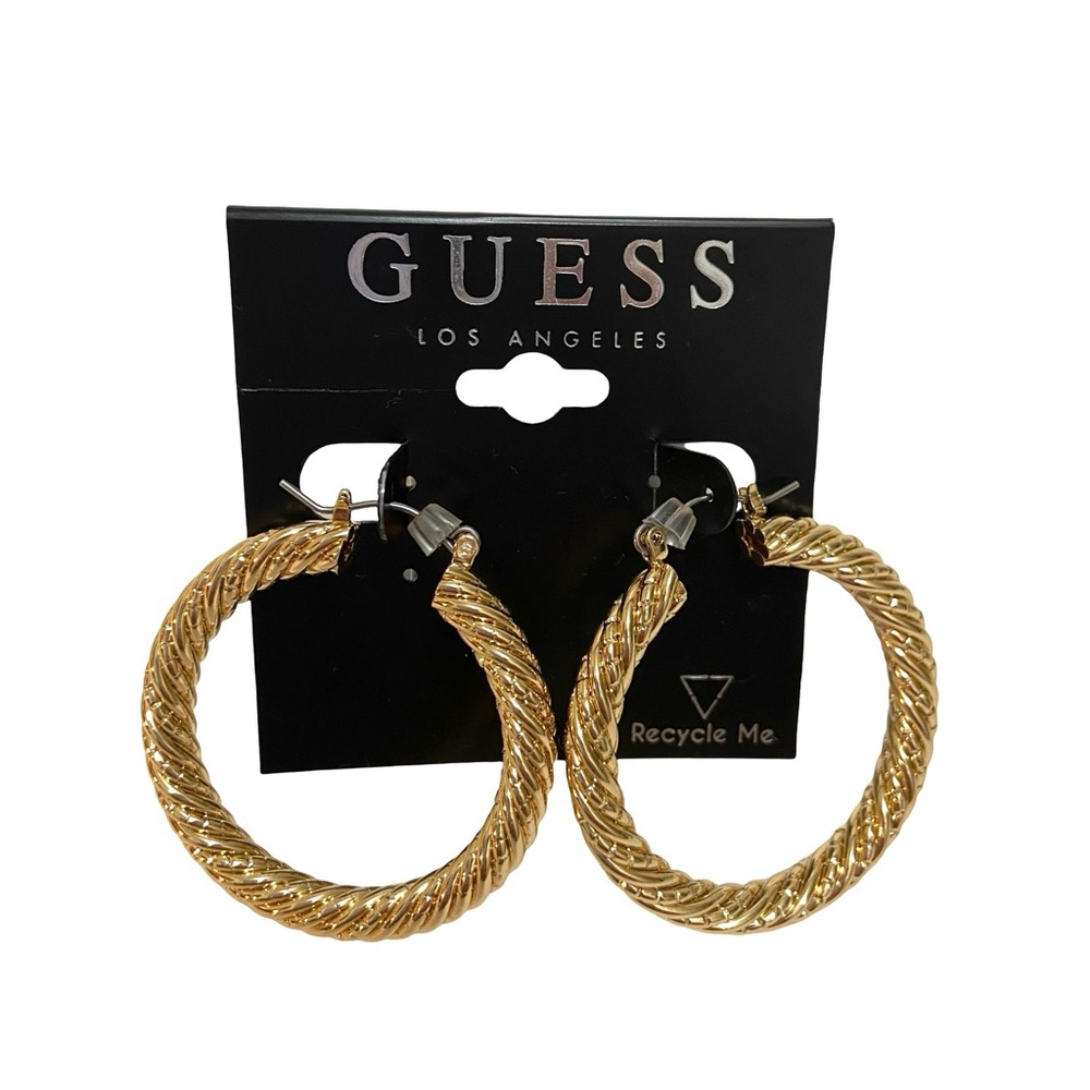 New Guess 1 .1/2” Hoop earrings